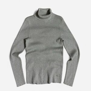 Silver/glittery turtleneck - RALPH LAUREN (Size L)
